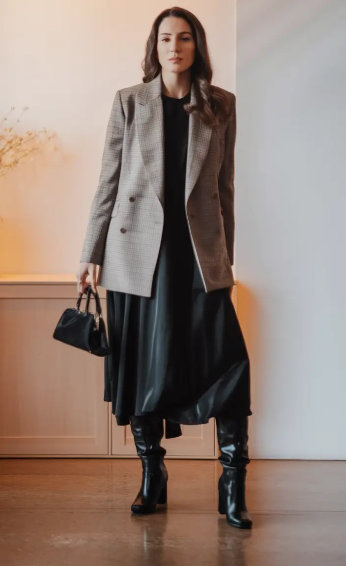fall outfits women over 30 City Cool with a Luxe Edge