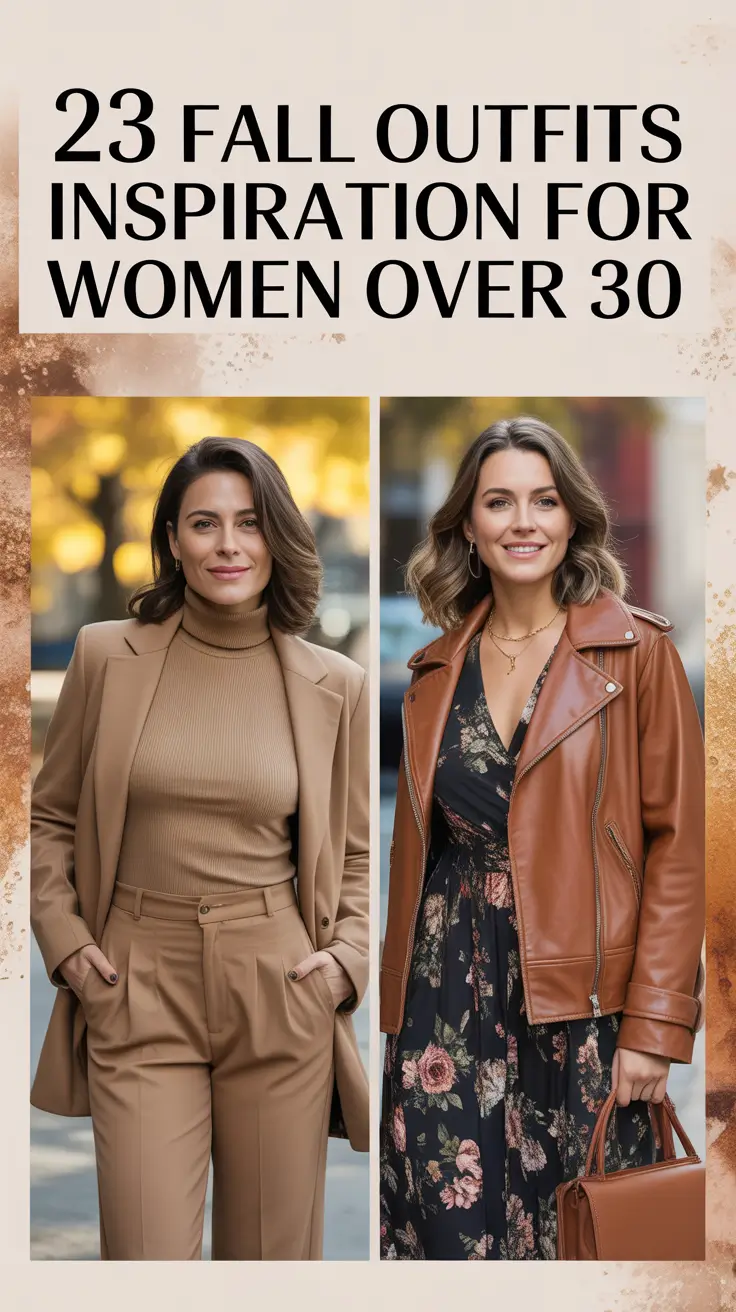 Fall 2025 Outfits Inspiration for Women Over 30: Casual, Stylish & Age-Confident Looks