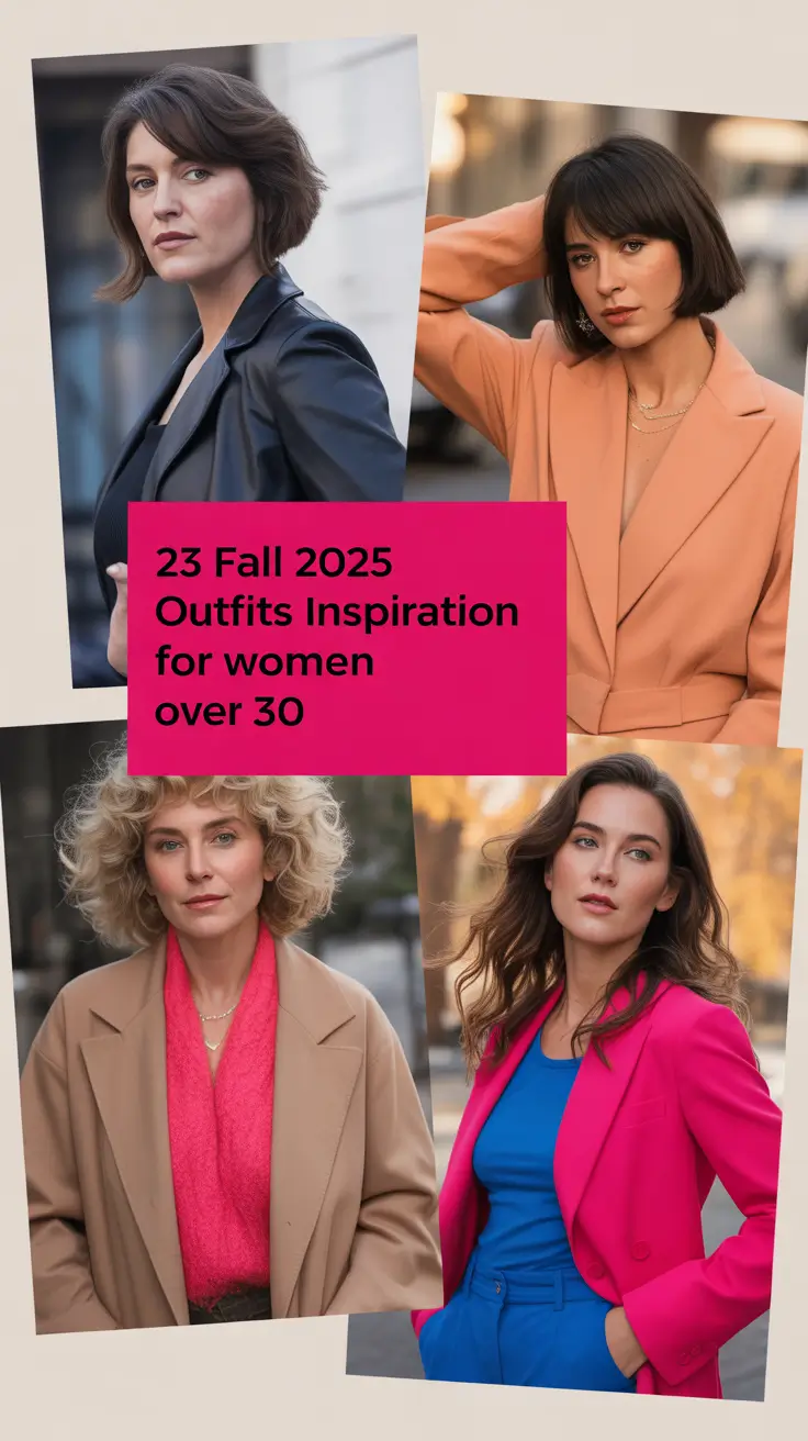 Fall 2025 Outfits Inspiration for Women Over 30: Casual, Stylish & Age-Confident Looks