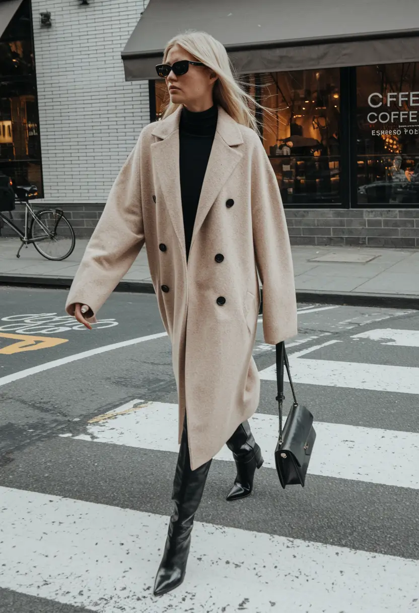 fall capsule wardrobe 2025 Minimalist Layers with Major Presence