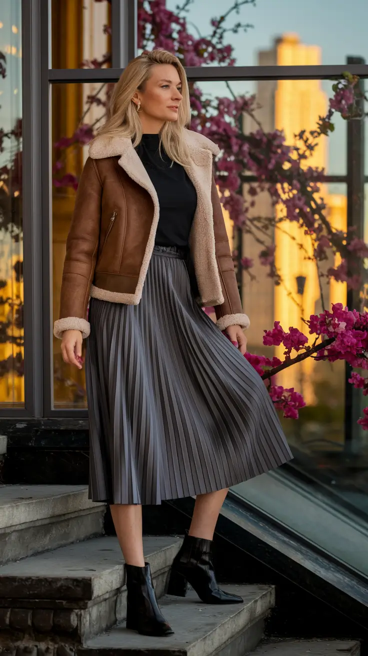 fall capsule wardrobe 2025 Textured Layers and Modern Romance