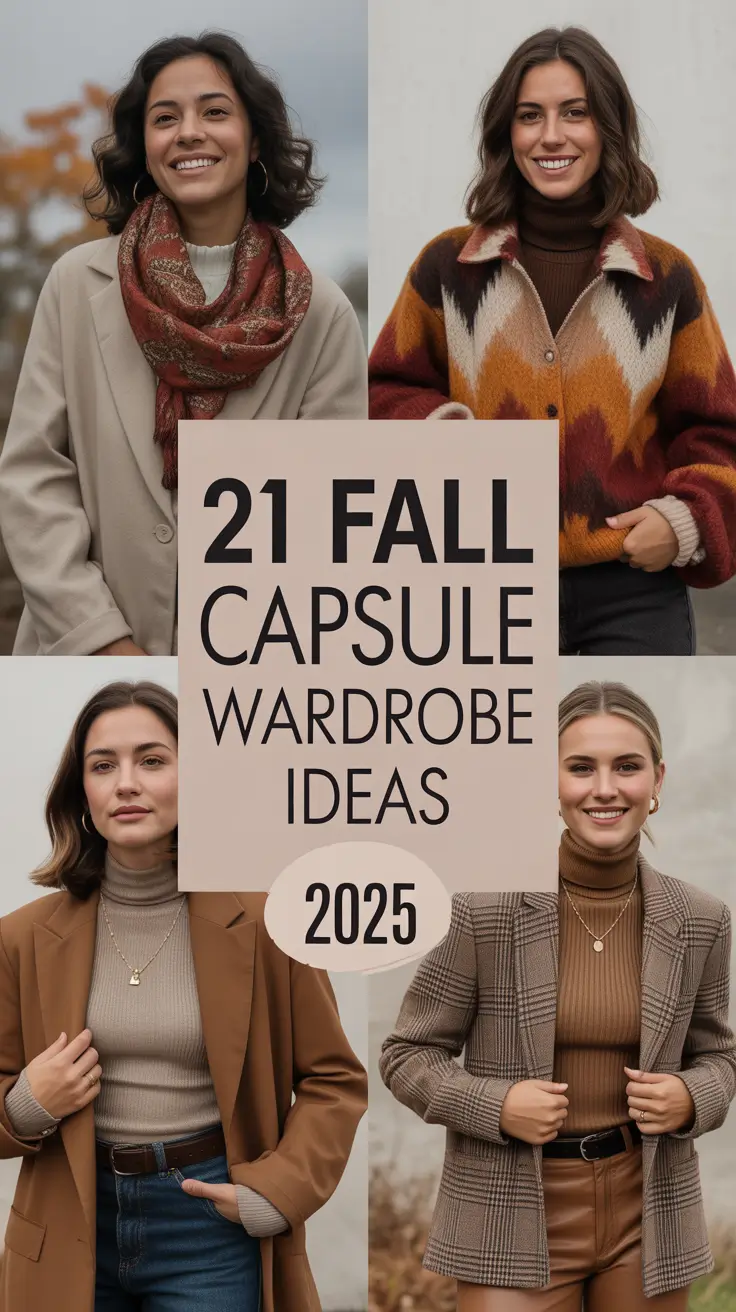 Your Ultimate Fall Capsule Wardrobe Ideas 2025 Guide: From Work to Travel, Styled With Ease
