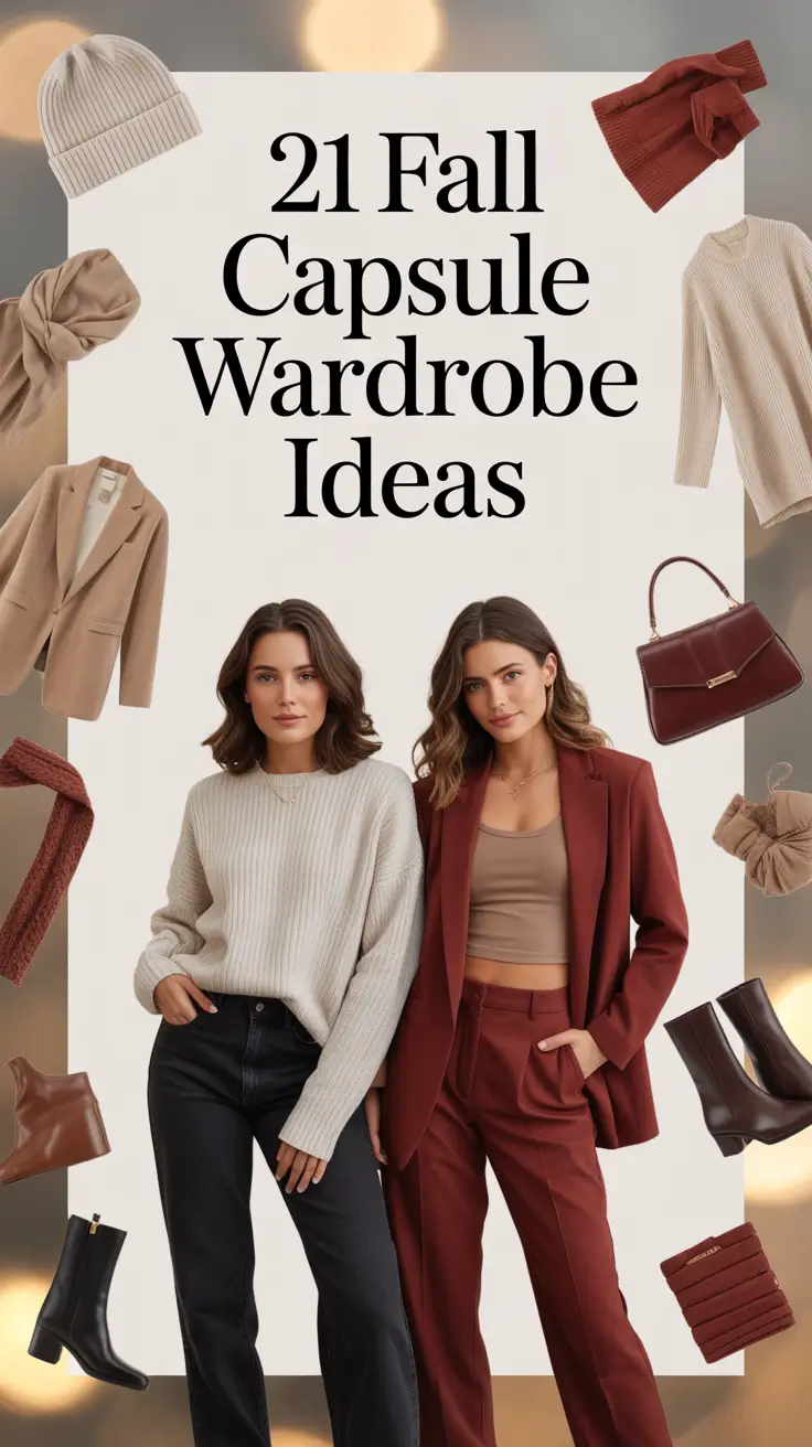 Your Ultimate Fall Capsule Wardrobe Ideas 2025 Guide: From Work to Travel, Styled With Ease