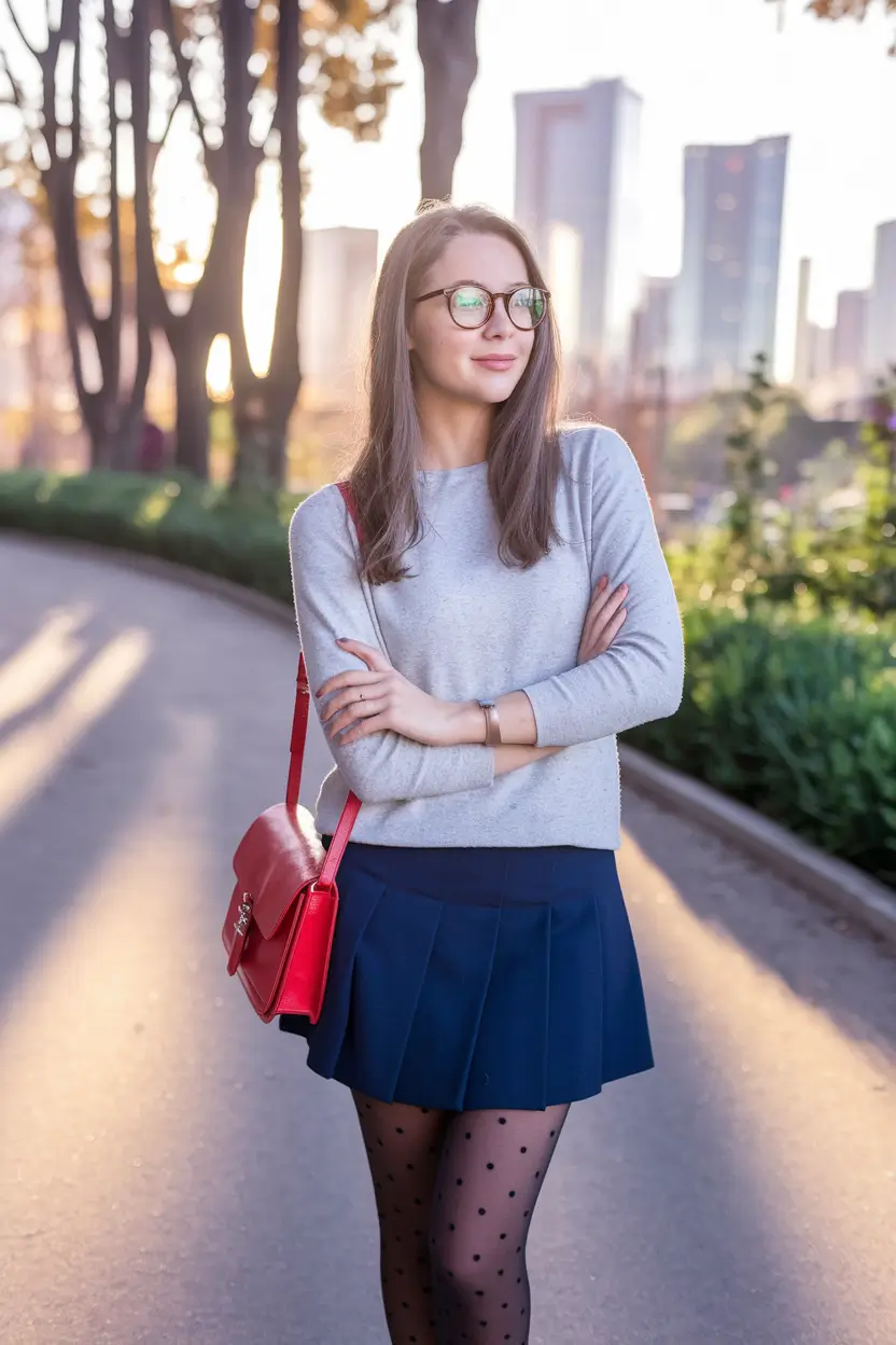 fall outfits </p> <h2>Polka Dots & Pleats: Effortlessly French</h2> <p>
