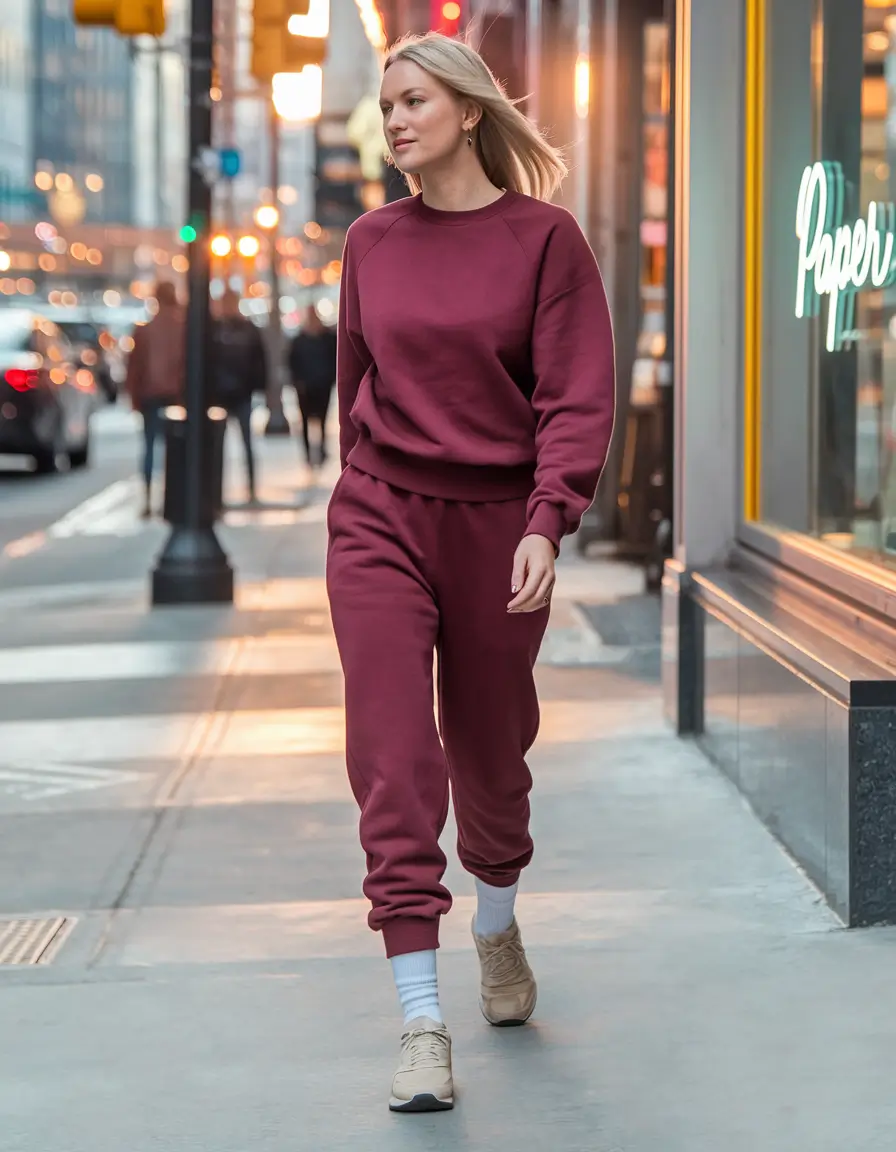fall outfits </p> <h2>Burgundy Tracksuit with Uptown Attitude</h2> <p>