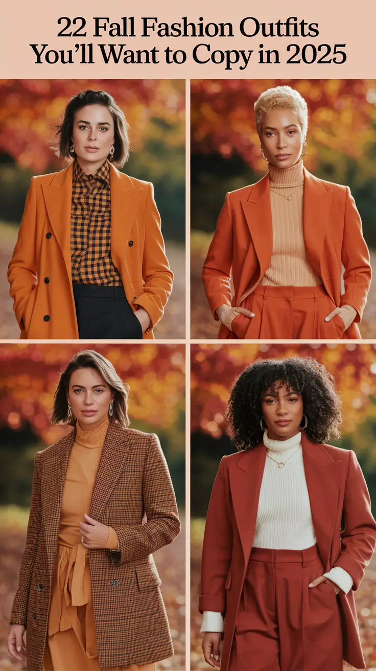 Fall Fashion Outfits You’ll Want to Copy in 2025: Aesthetic, Casual & Chic Looks for Women