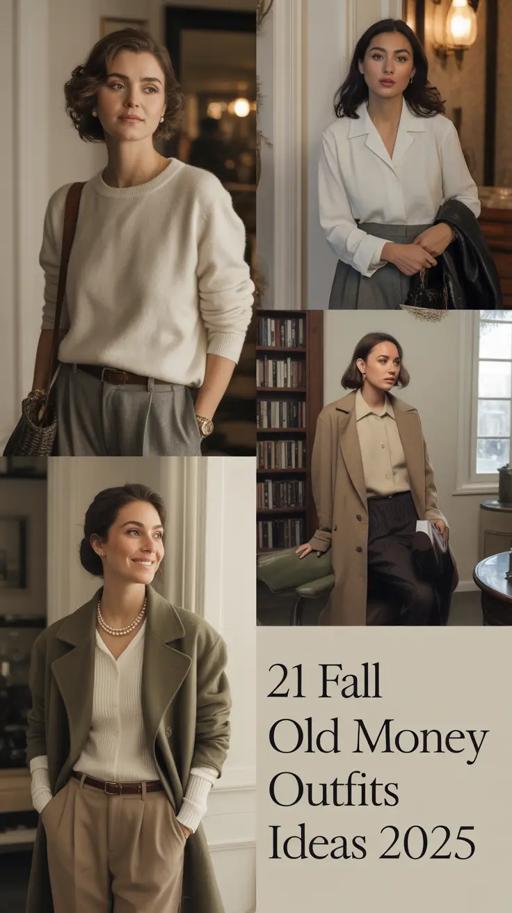 Timeless Fall Old Money Outfits Ideas 2025: Skirts, Layers & Quiet Elegance