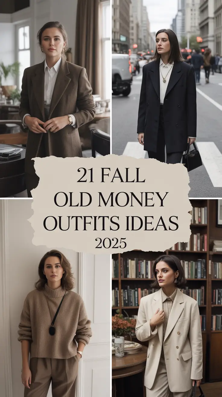 Timeless Fall Old Money Outfits Ideas 2025: Skirts, Layers & Quiet Elegance