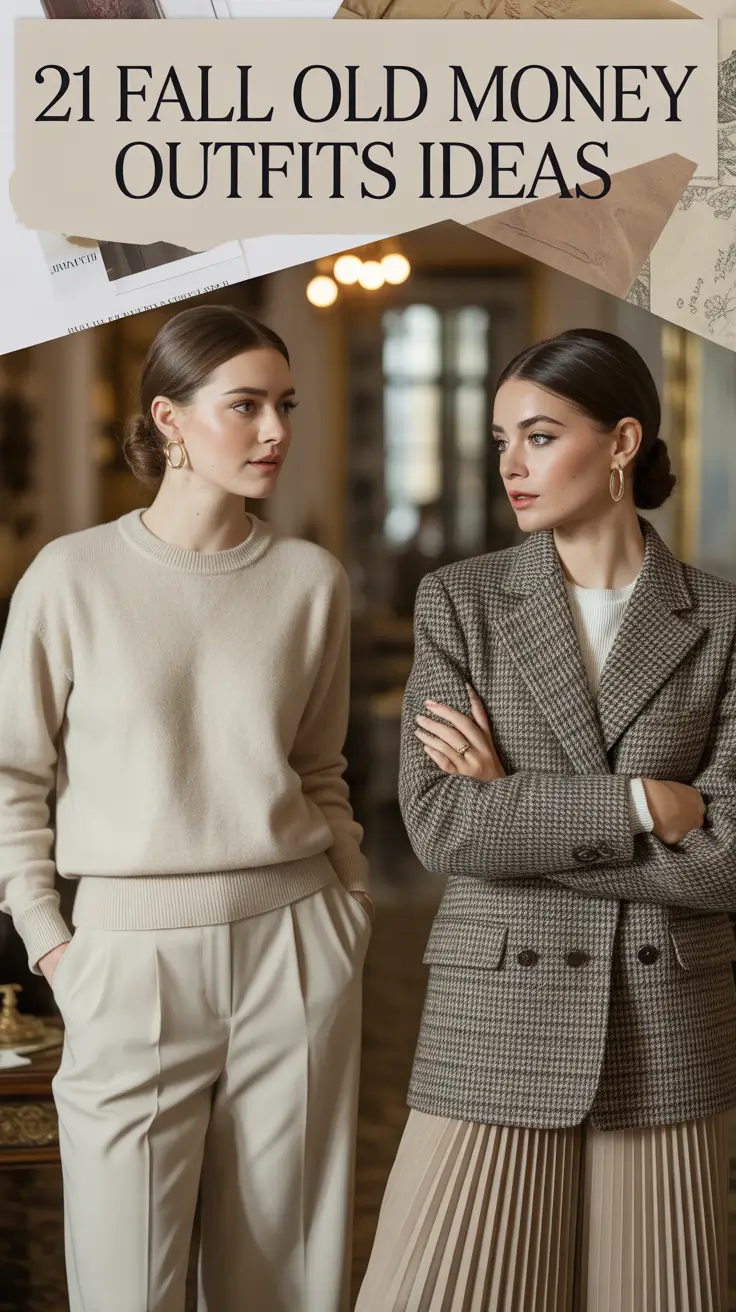 Timeless Fall Old Money Outfits Ideas 2025: Skirts, Layers & Quiet Elegance