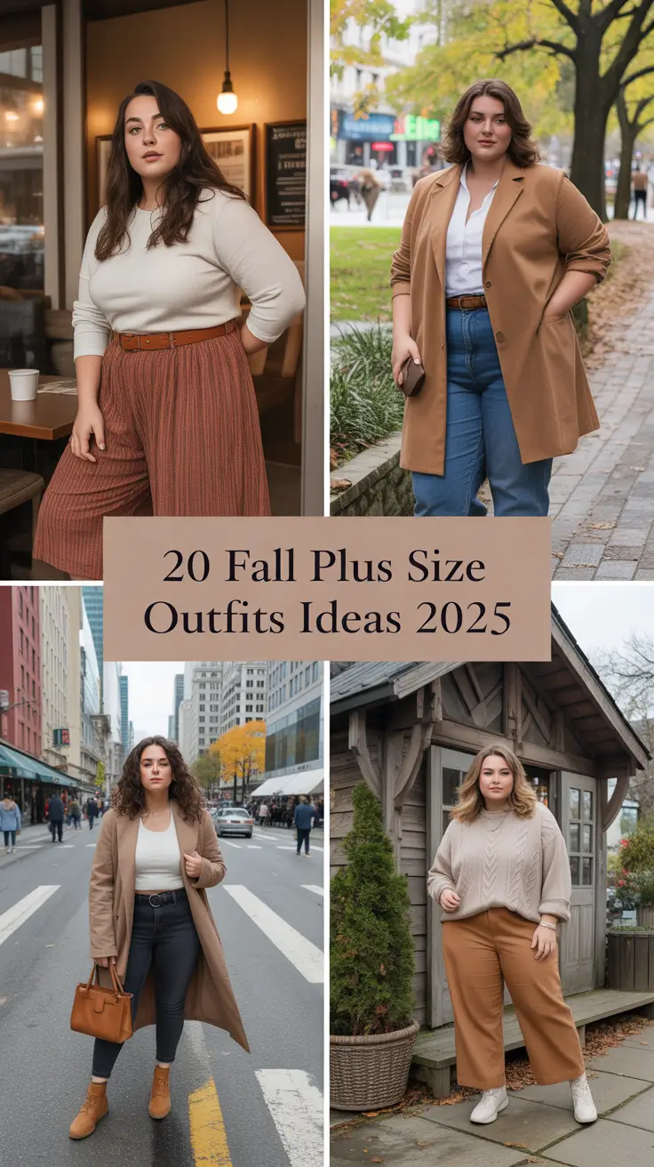 Fall Plus Size Outfits Ideas 2025 That Are Trendy, Comfy & Full of Inspo