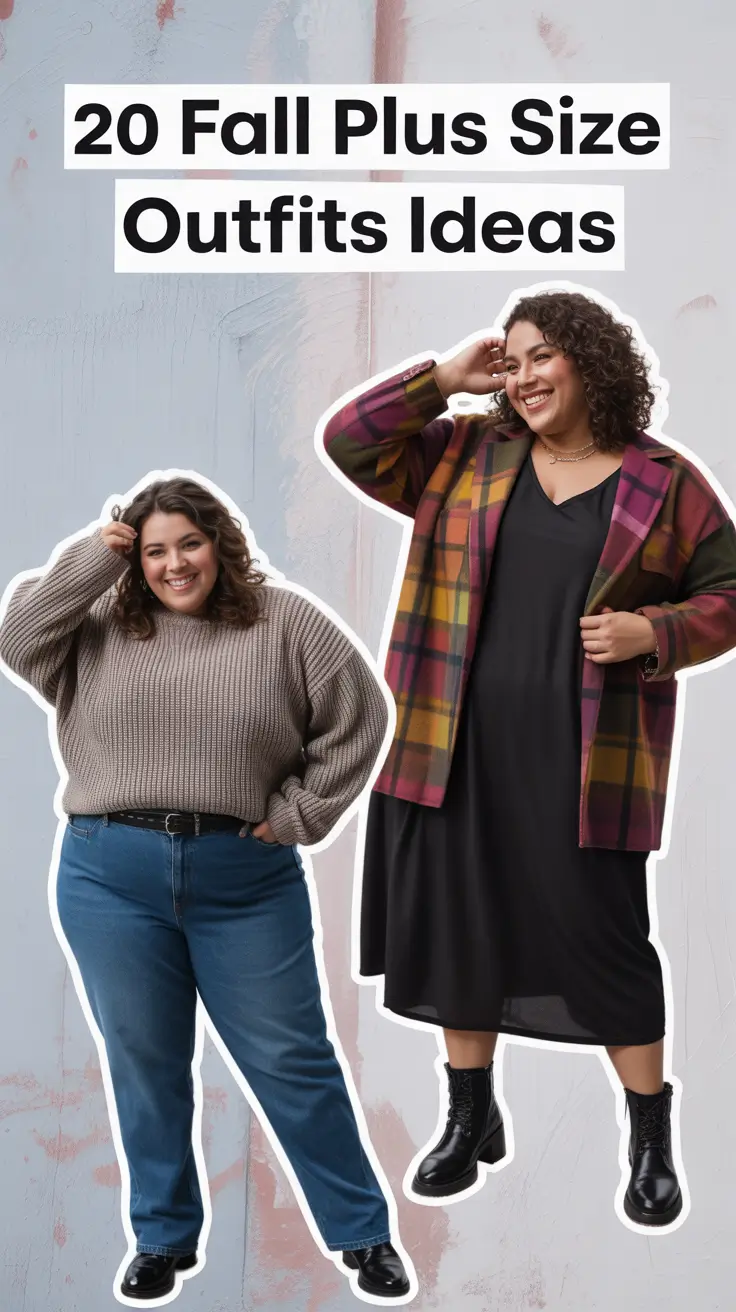 Fall Plus Size Outfits Ideas 2025 That Are Trendy, Comfy & Full of Inspo
