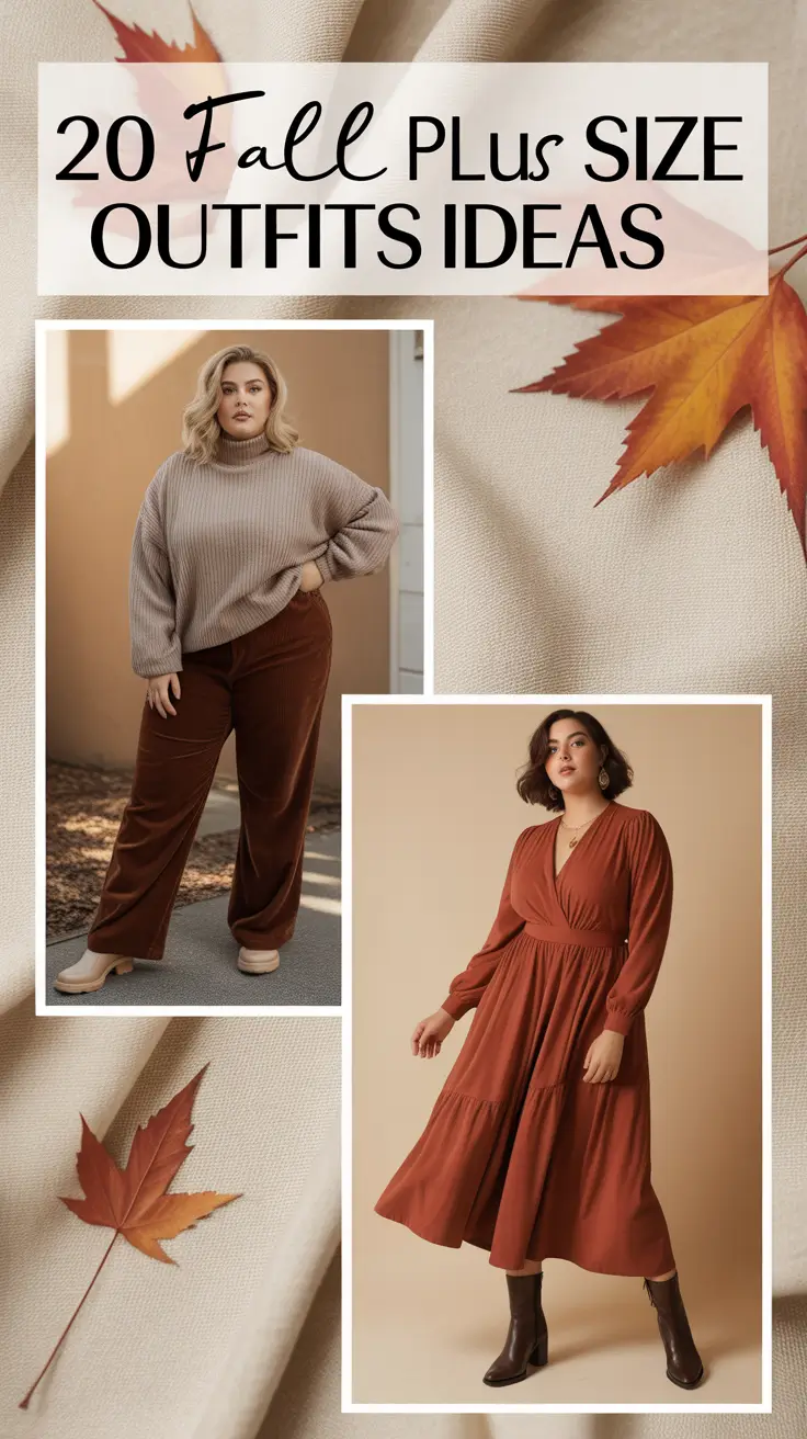 Fall Plus Size Outfits Ideas 2025 That Are Trendy, Comfy & Full of Inspo
