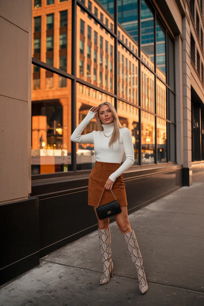 fall transition outfits 2025 Fall City Walk with a Hint of Edge