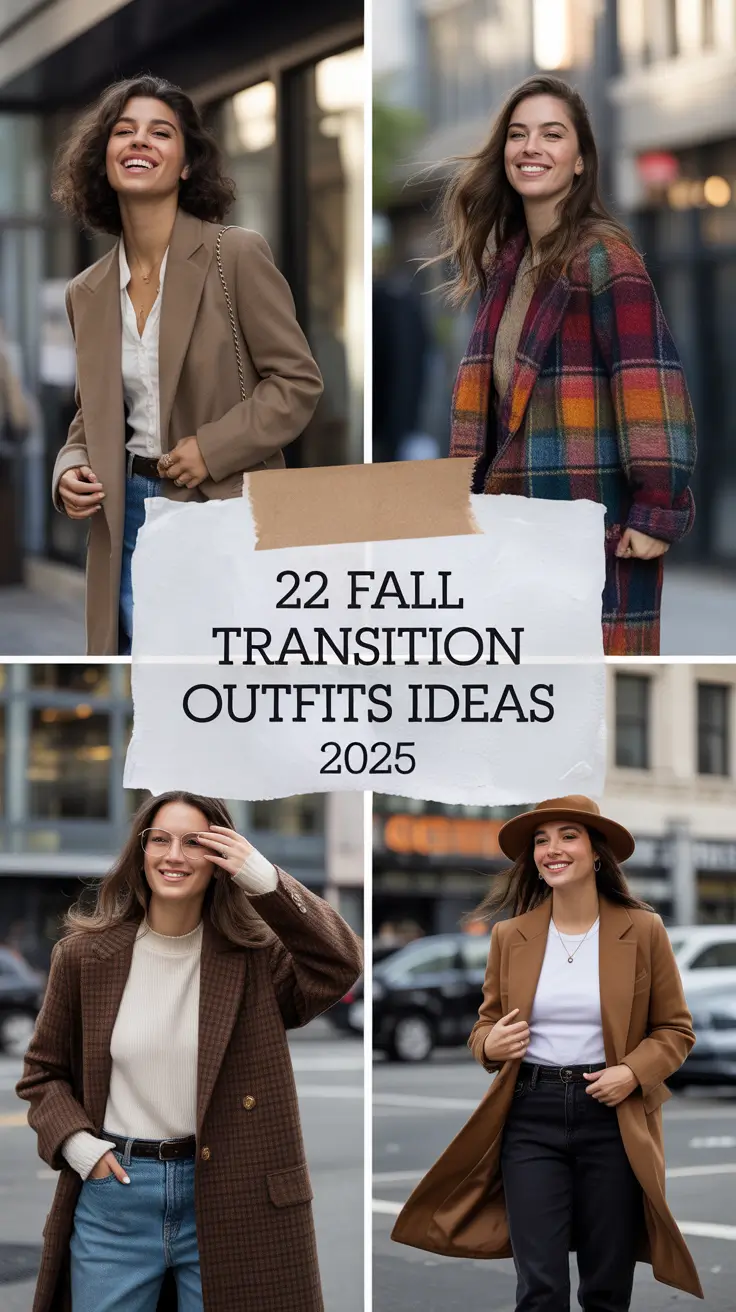 Fall Transition Outfits Ideas 2025: Aesthetic Looks for Real Life Weather Shifts
