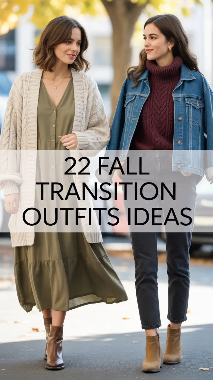 Fall Transition Outfits Ideas 2025: Aesthetic Looks for Real Life Weather Shifts