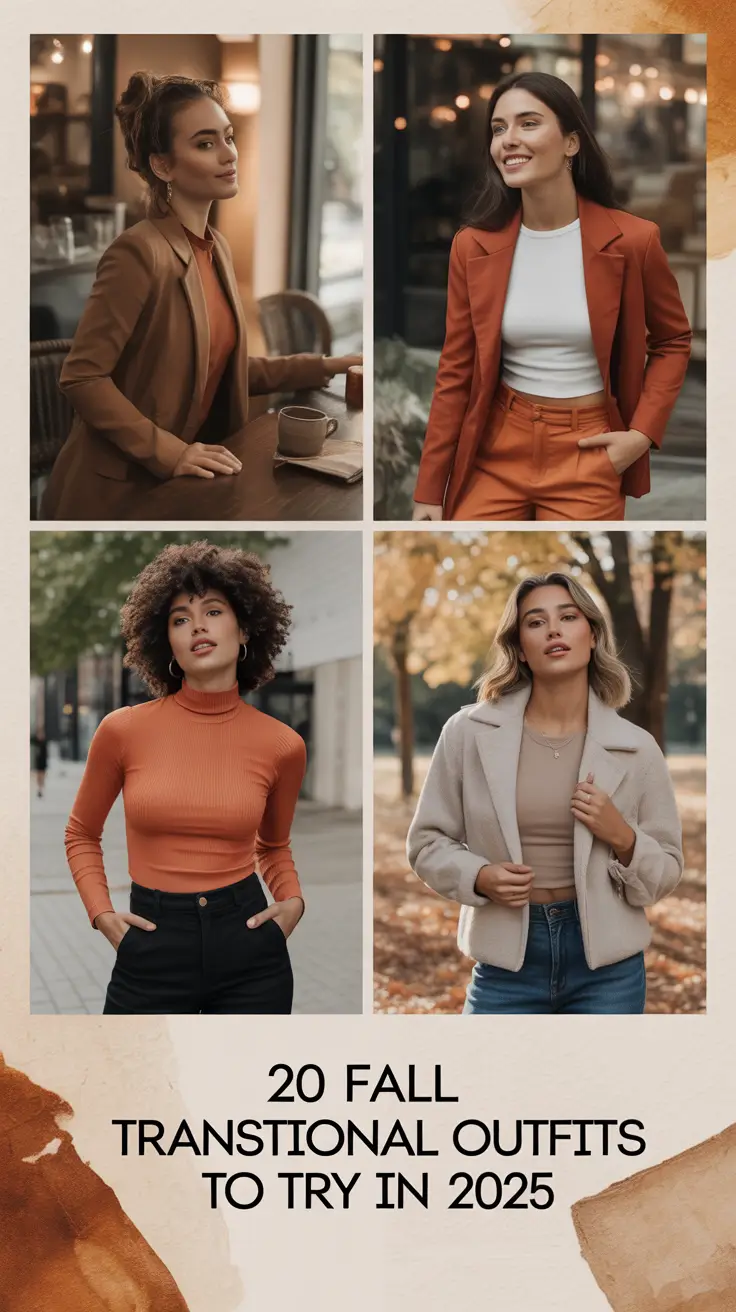 Fall Transitional Outfits to Try in 2025: Cozy, Chic, and Effortlessly Stylish Looks