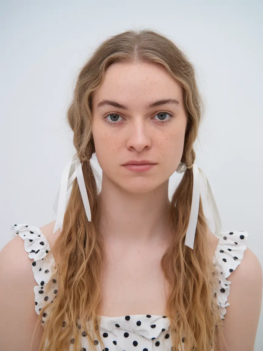 first day of school hairstyles 2025+Boho Braids with White Ribbon Ties