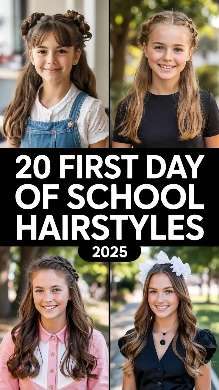 First Day of School Hairstyles 2025: Trendy and Easy Looks for Every Grade