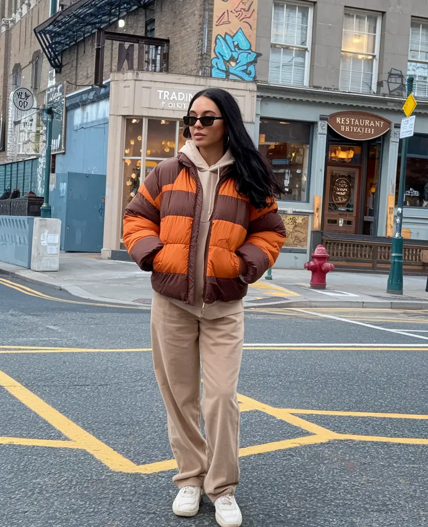 fall outfits ideas for school+Retro Puffer and Cozy Layers