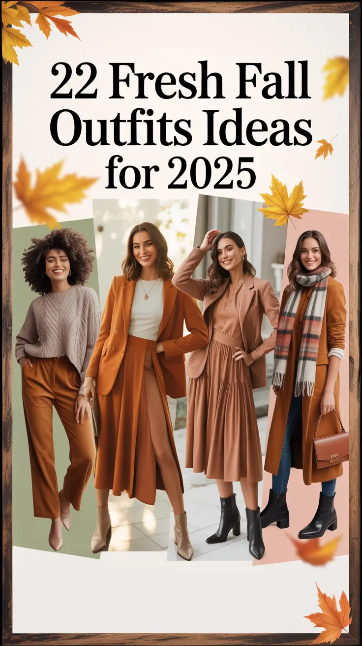 Fresh Fall Outfits Ideas for 2025 to Inspire Your Seasonal Style