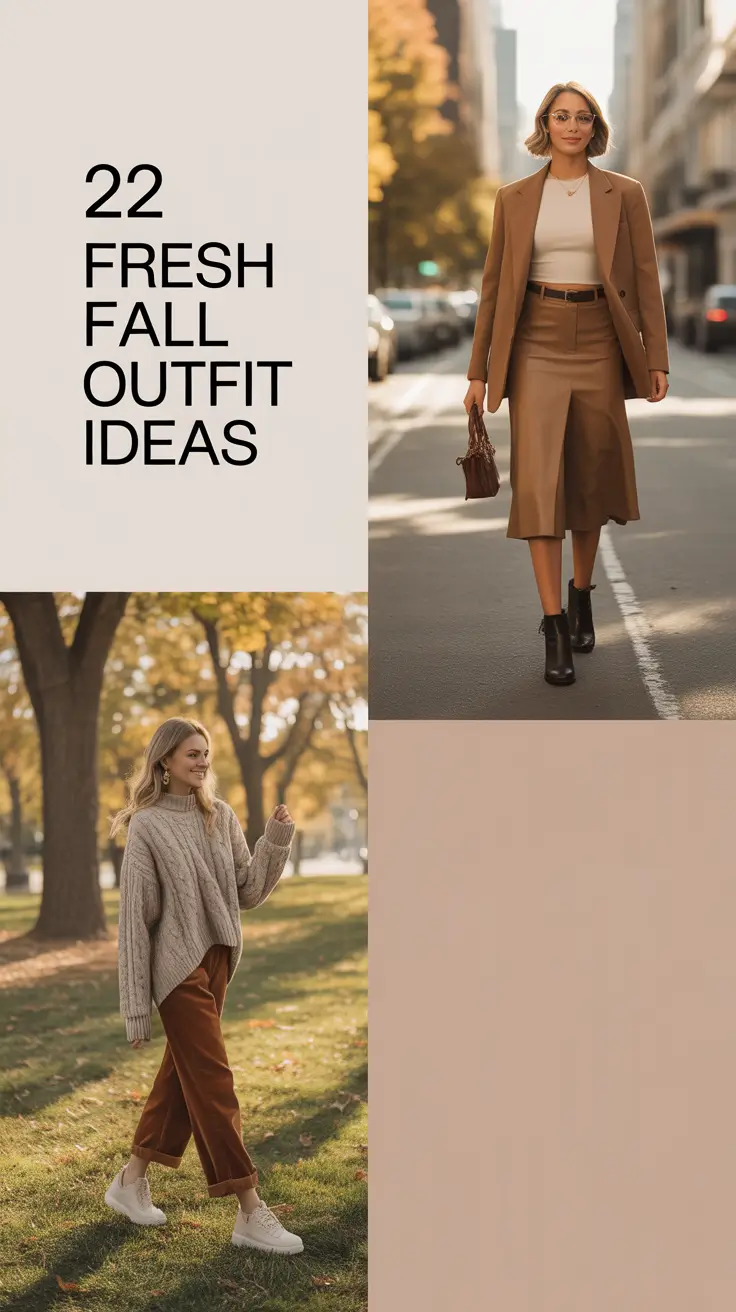 Fresh Fall Outfits Ideas for 2025 to Inspire Your Seasonal Style