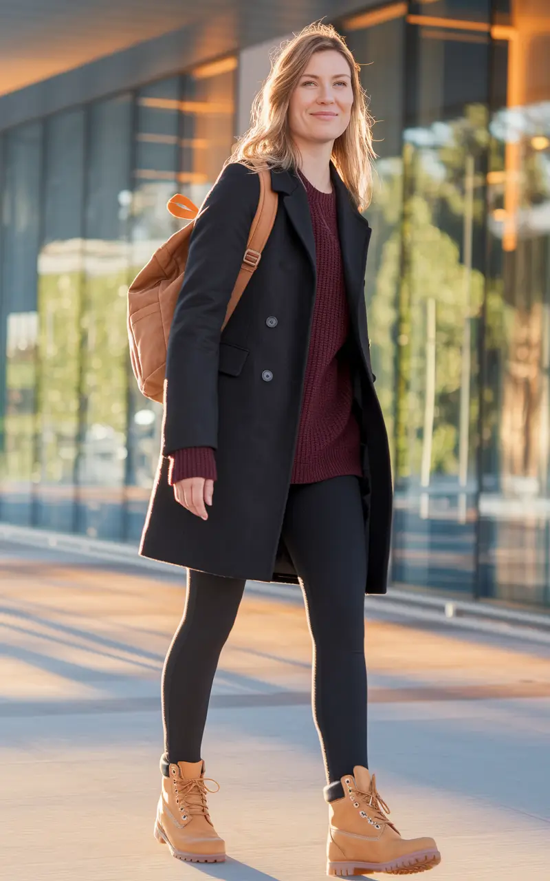 fall outfits with boots and leggings Everyday Comfort with a Utility Spin