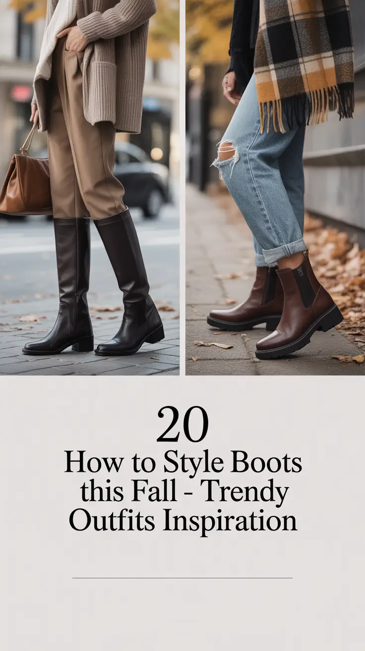 How to Style Boots This Fall – Trendy Outfits Inspiration 2025