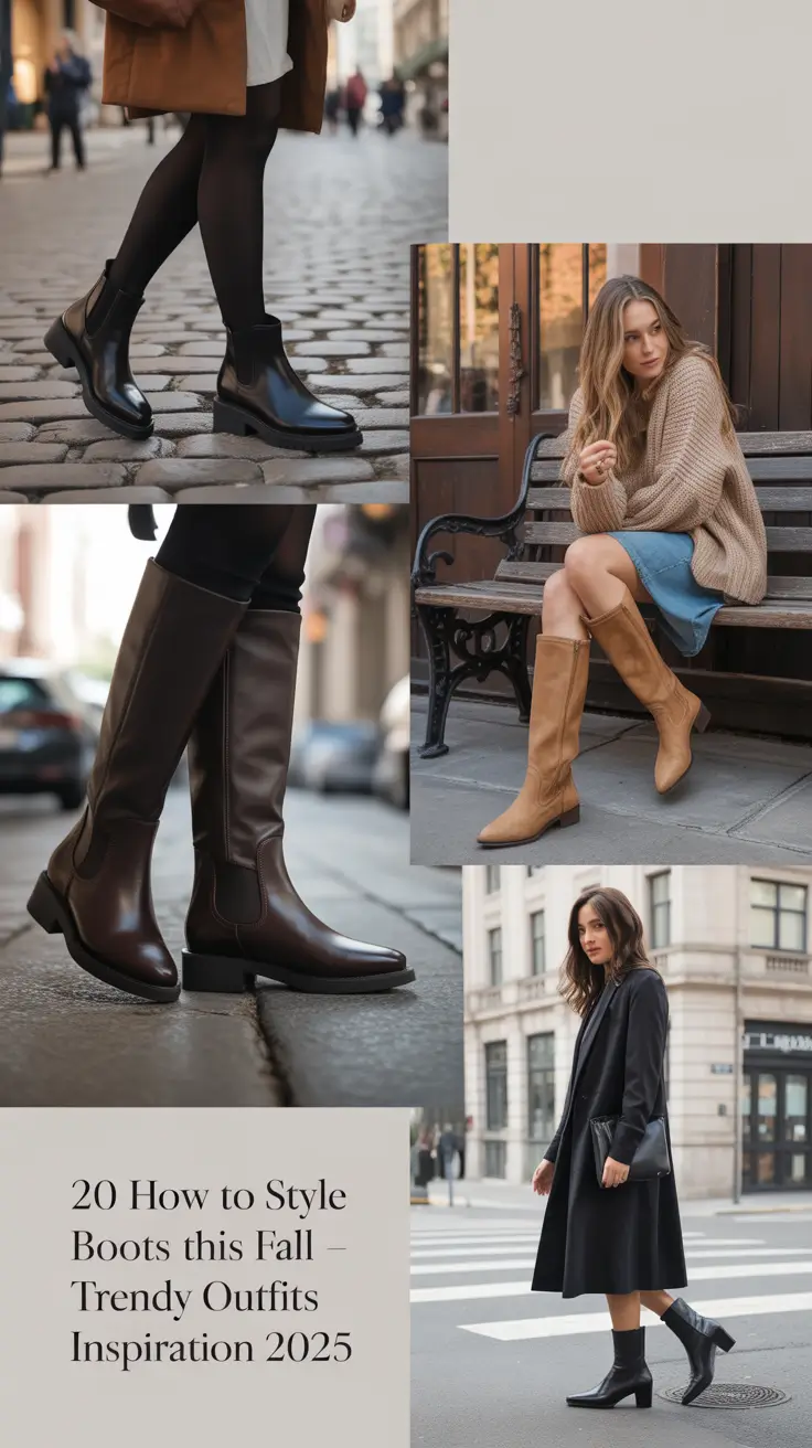 How to Style Boots This Fall – Trendy Outfits Inspiration 2025