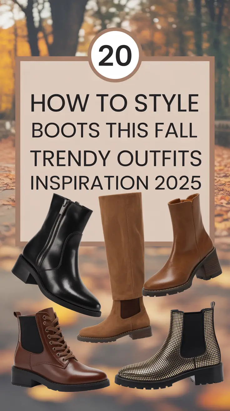 How to Style Boots This Fall – Trendy Outfits Inspiration 2025