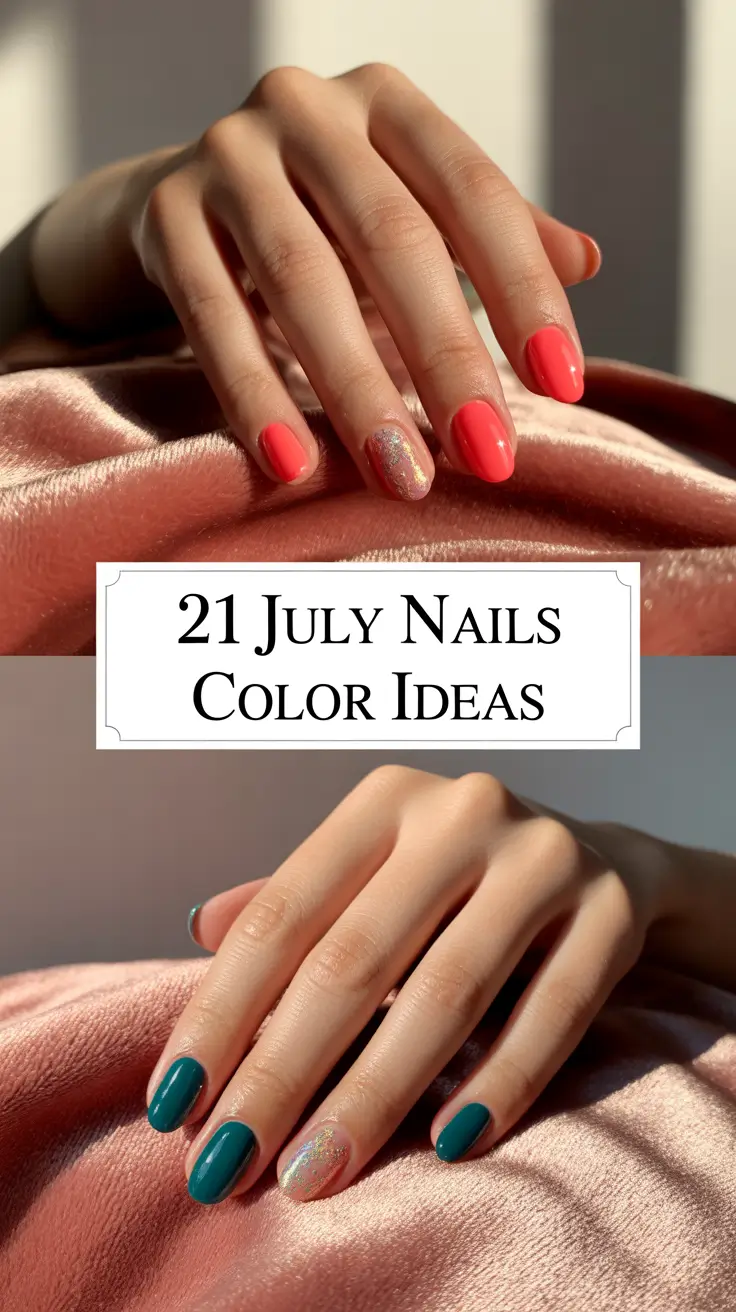 July Nails Color Ideas 2025 That Will Make You Obsessed With Summer Looks