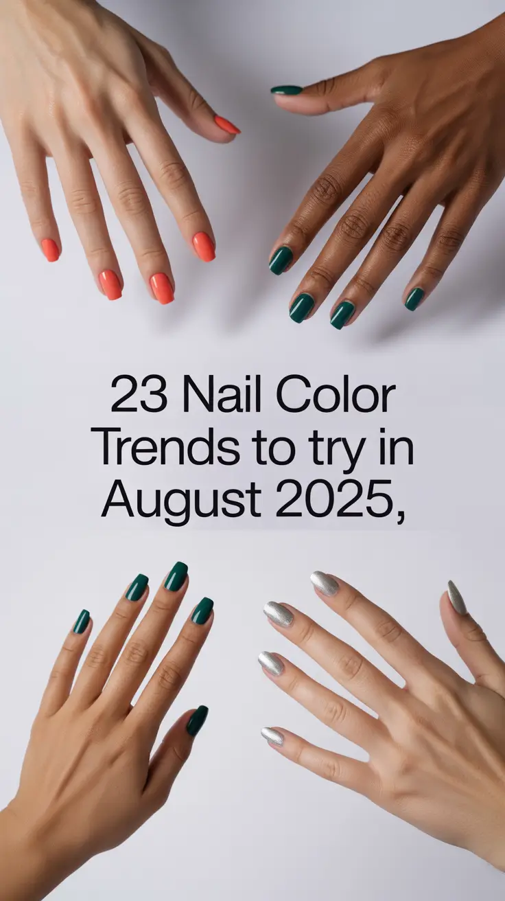 Nail Color Trends to Try in August 2025 That’ll Make Your Mani Pop