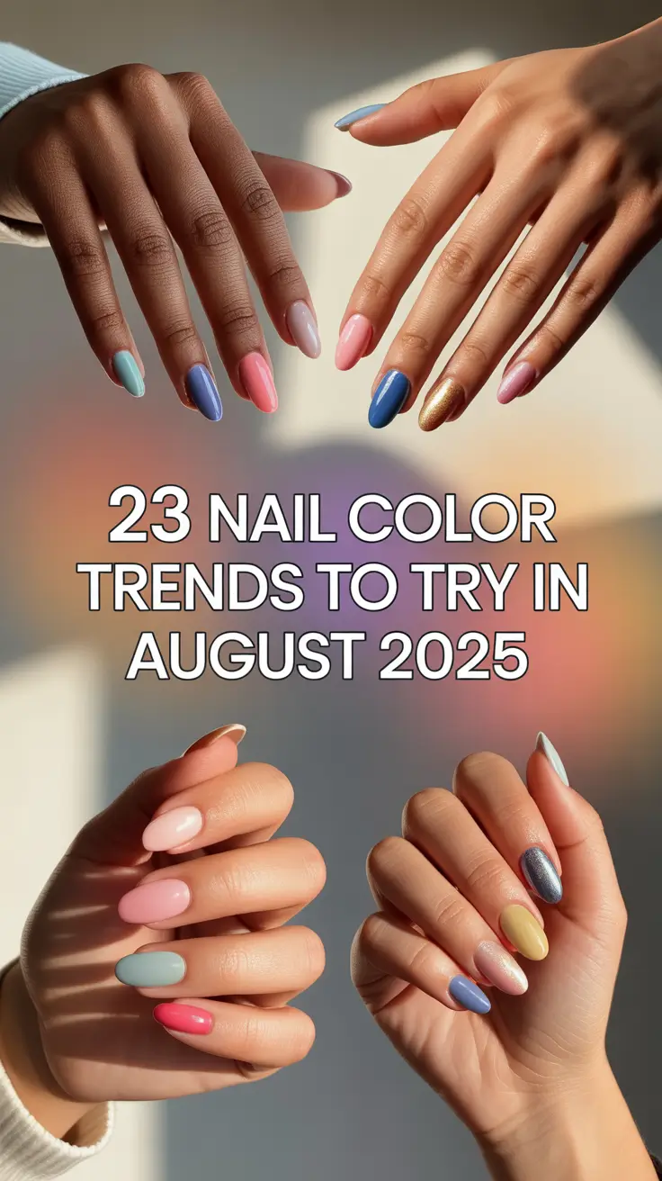 Nail Color Trends to Try in August 2025 That’ll Make Your Mani Pop