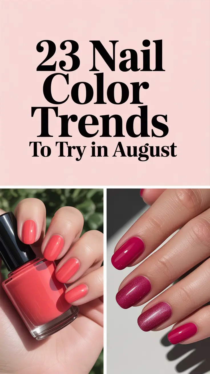 Nail Color Trends to Try in August 2025 That’ll Make Your Mani Pop