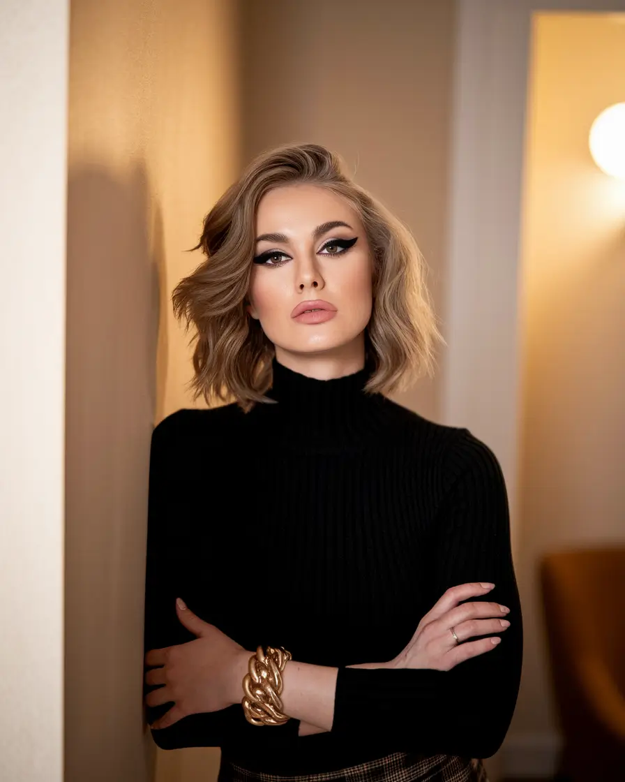 New haicuts - August 2025 ideas Modern Bombshell Bob with Texture