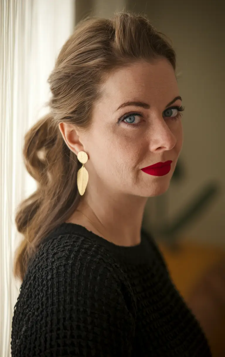 New haicuts - August 2025 ideas Low Pony Elegance with Vintage Twist