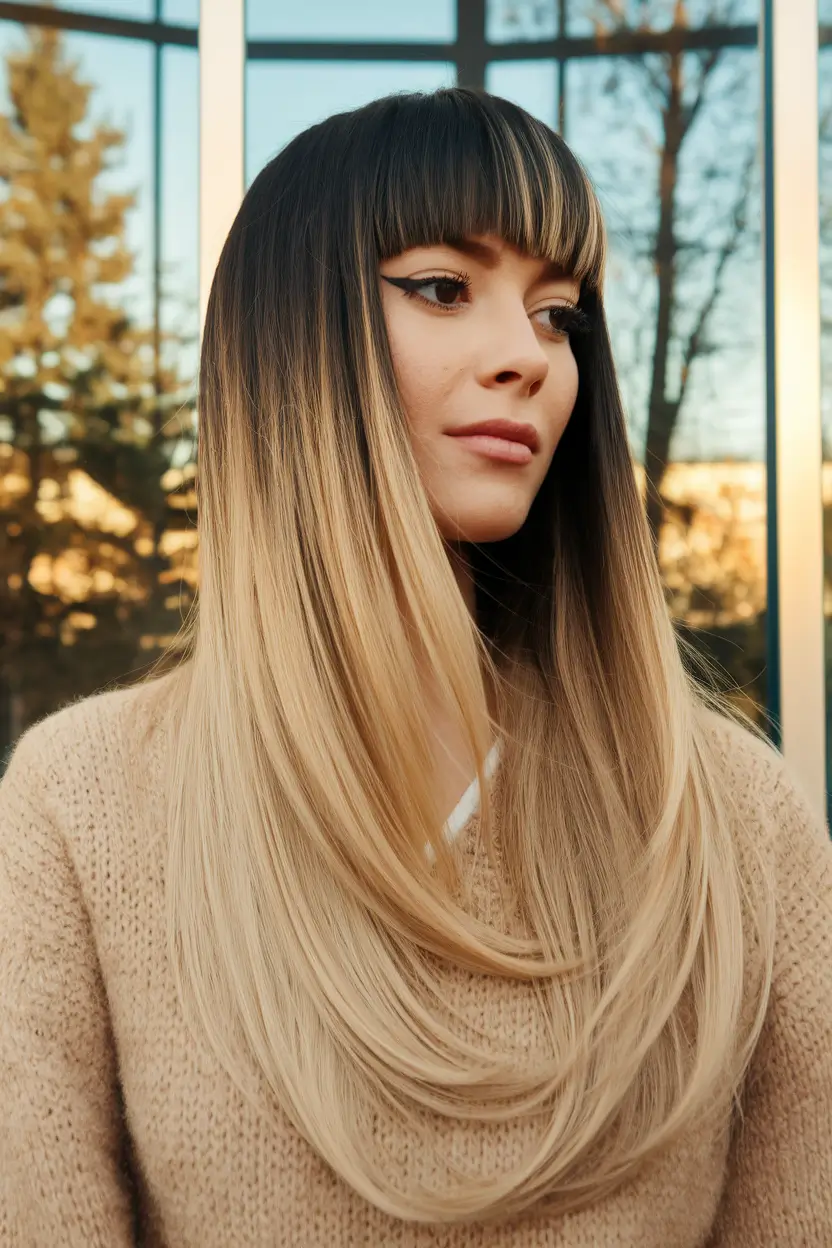 New haicuts - August 2025 ideas Precision Layers with Vintage Bangs
