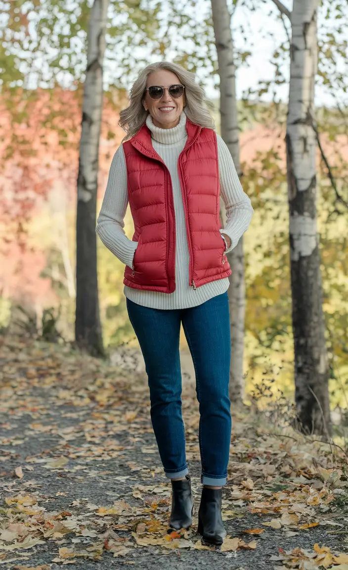 fall outfits for women over 40 Casual Comfort on the Trail