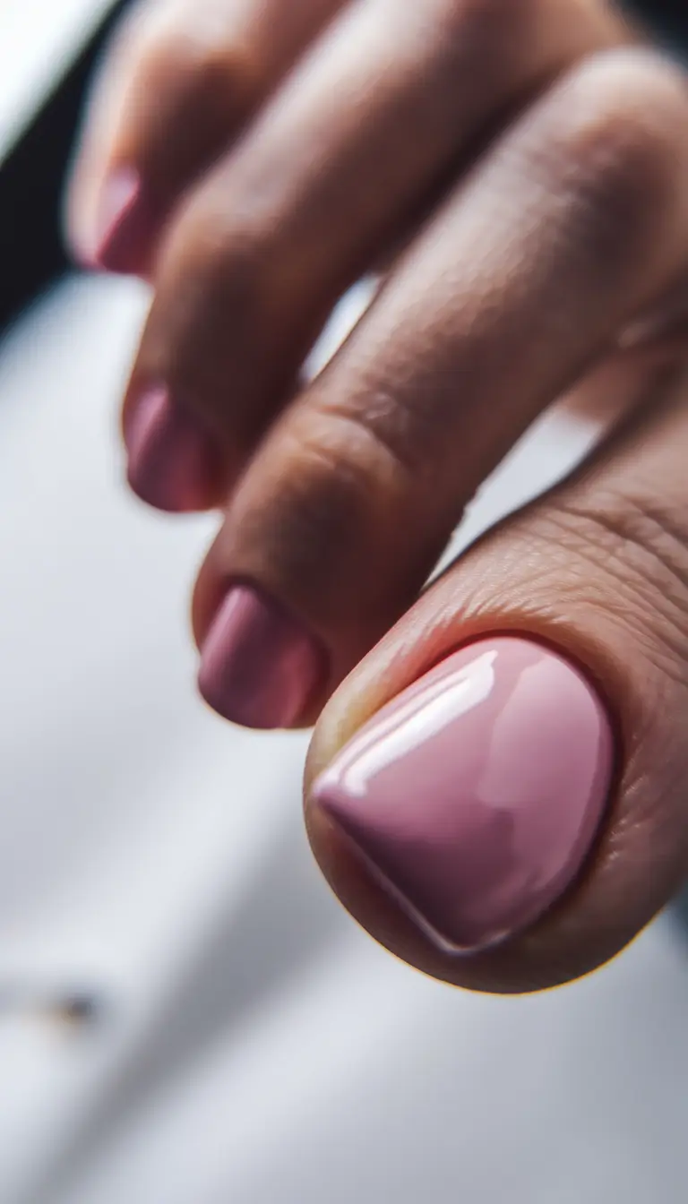 august toe nails ideas High-Gloss Blush Pink for Everyday Elegance