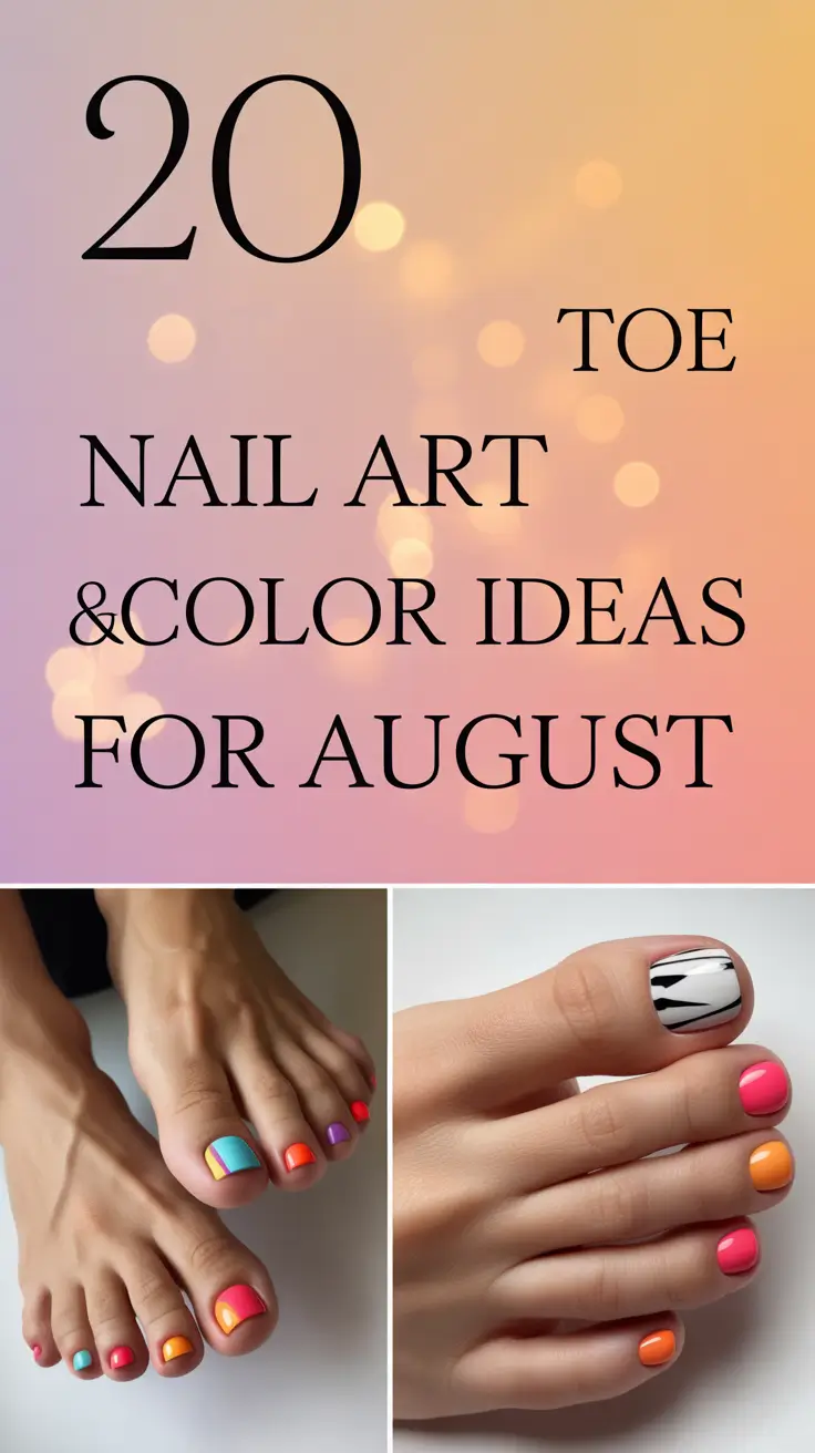Toe Nail Art & Color Ideas for August 2025 That Will Brighten Up the End of Summer