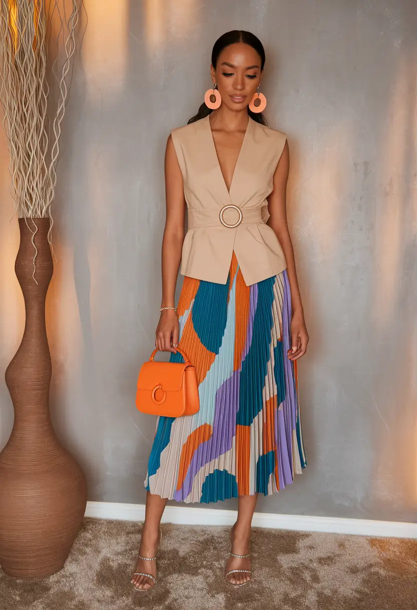 Transitional summer to fall outfits 2025+Art School Meets Boardroom Energy