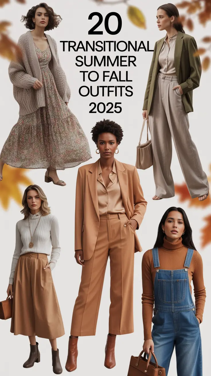 Transitional Summer to Fall Outfits 2025: Stylish & Comfy Looks for the Season Switch