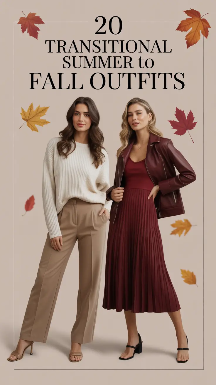 Transitional Summer to Fall Outfits 2025: Stylish & Comfy Looks for the Season Switch