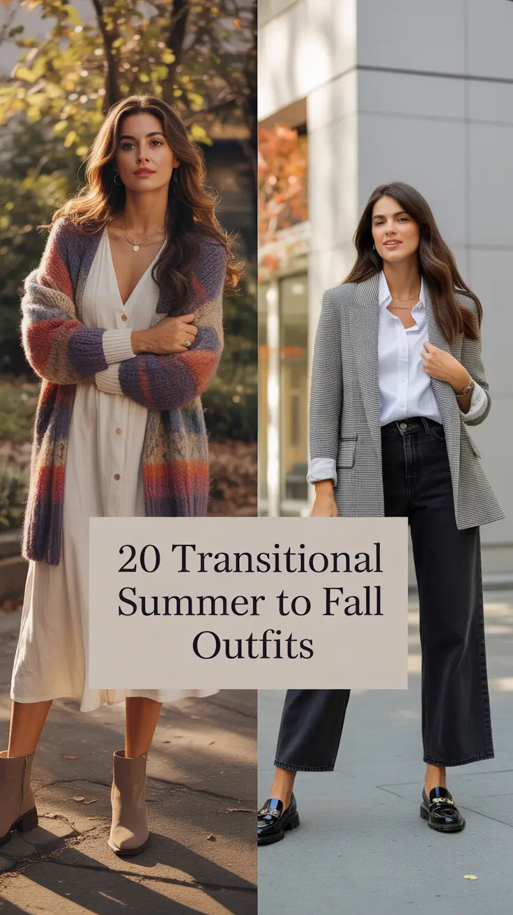 Transitional Summer to Fall Outfits 2025: Stylish & Comfy Looks for the Season Switch