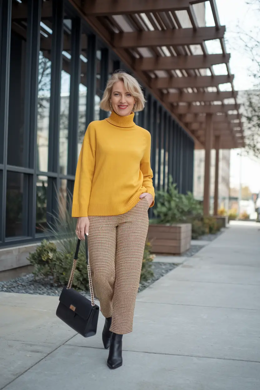 fall outfits for women over 40 Sunflower Bright with Autumn Cool