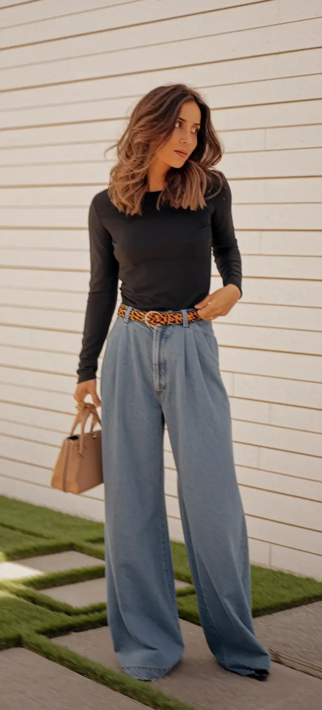 outfit inspo fall street fashion women Effortlessly Cool Denim Revival