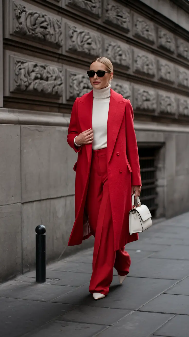fall fashion women work Power Red for the Working Icon