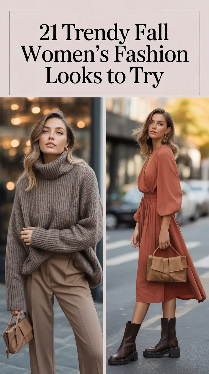 Trendy Women’s Fall Fashion Looks to Try in 2025