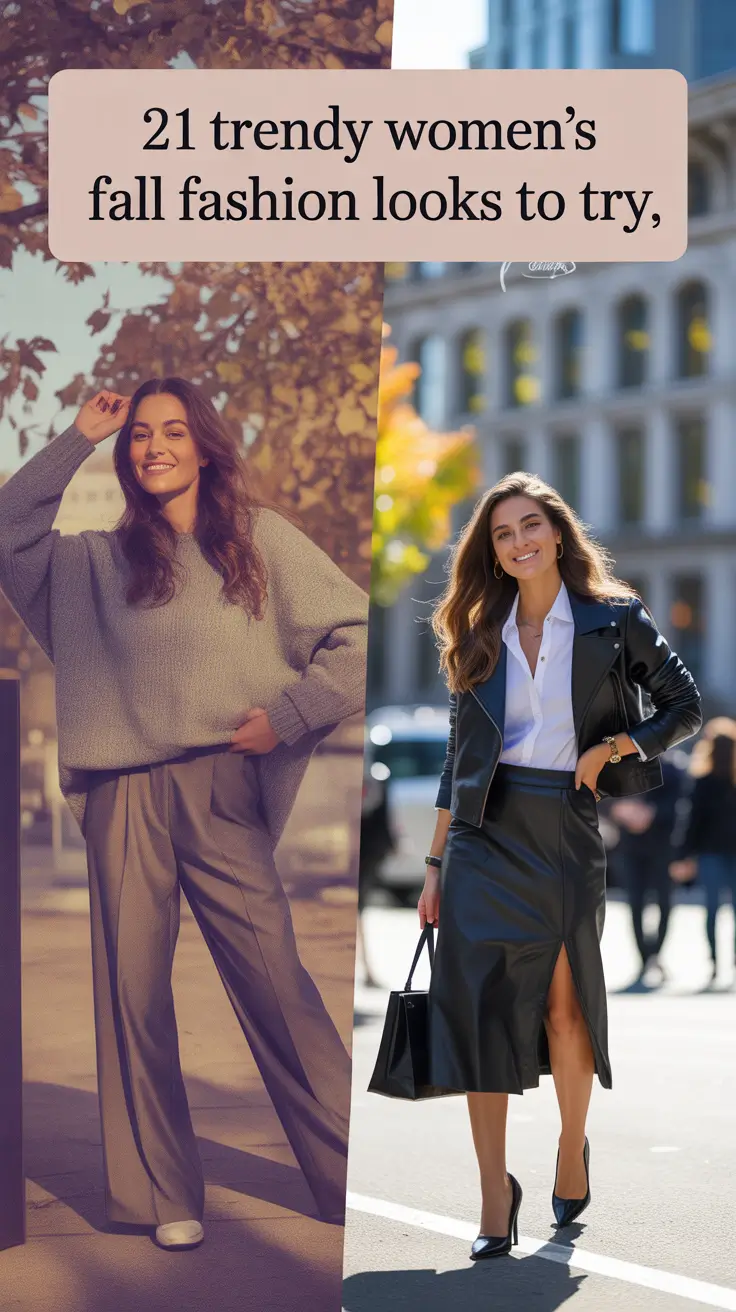 Trendy Women’s Fall Fashion Looks to Try in 2025