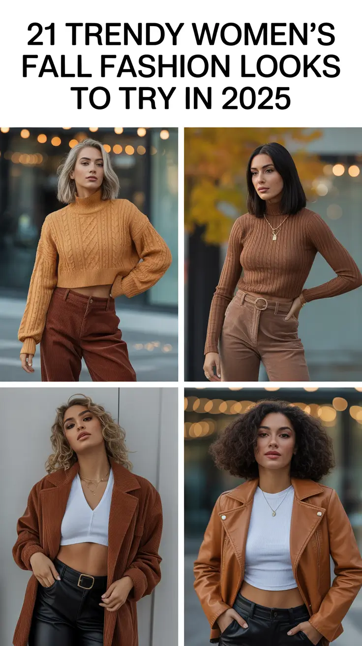 Trendy Women’s Fall Fashion Looks to Try in 2025