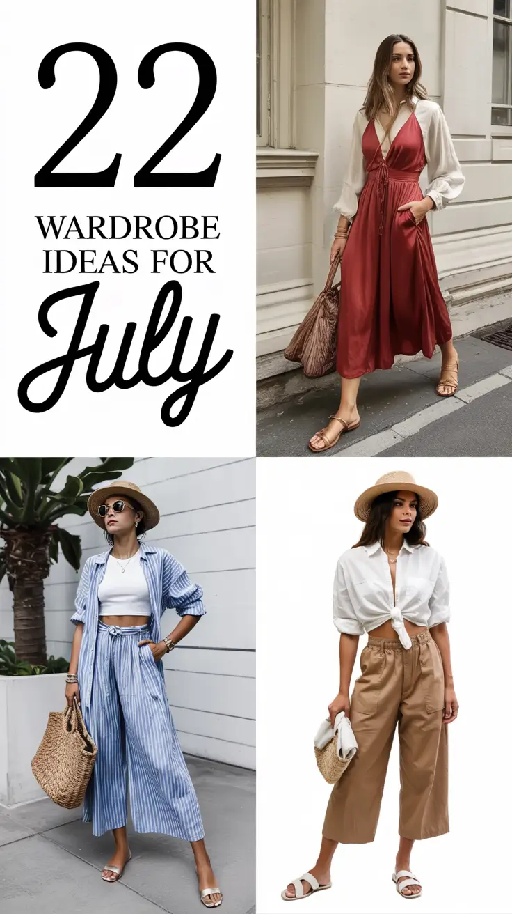 Wardrobe Ideas for July 2025 That Feel Effortless, Festive, and Totally Rewearable